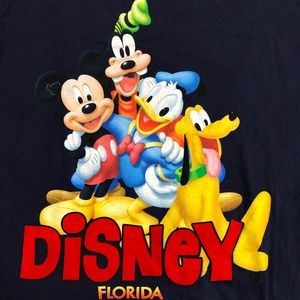 Disney Florida VNTG T-shirt Velvet Disney Logo
